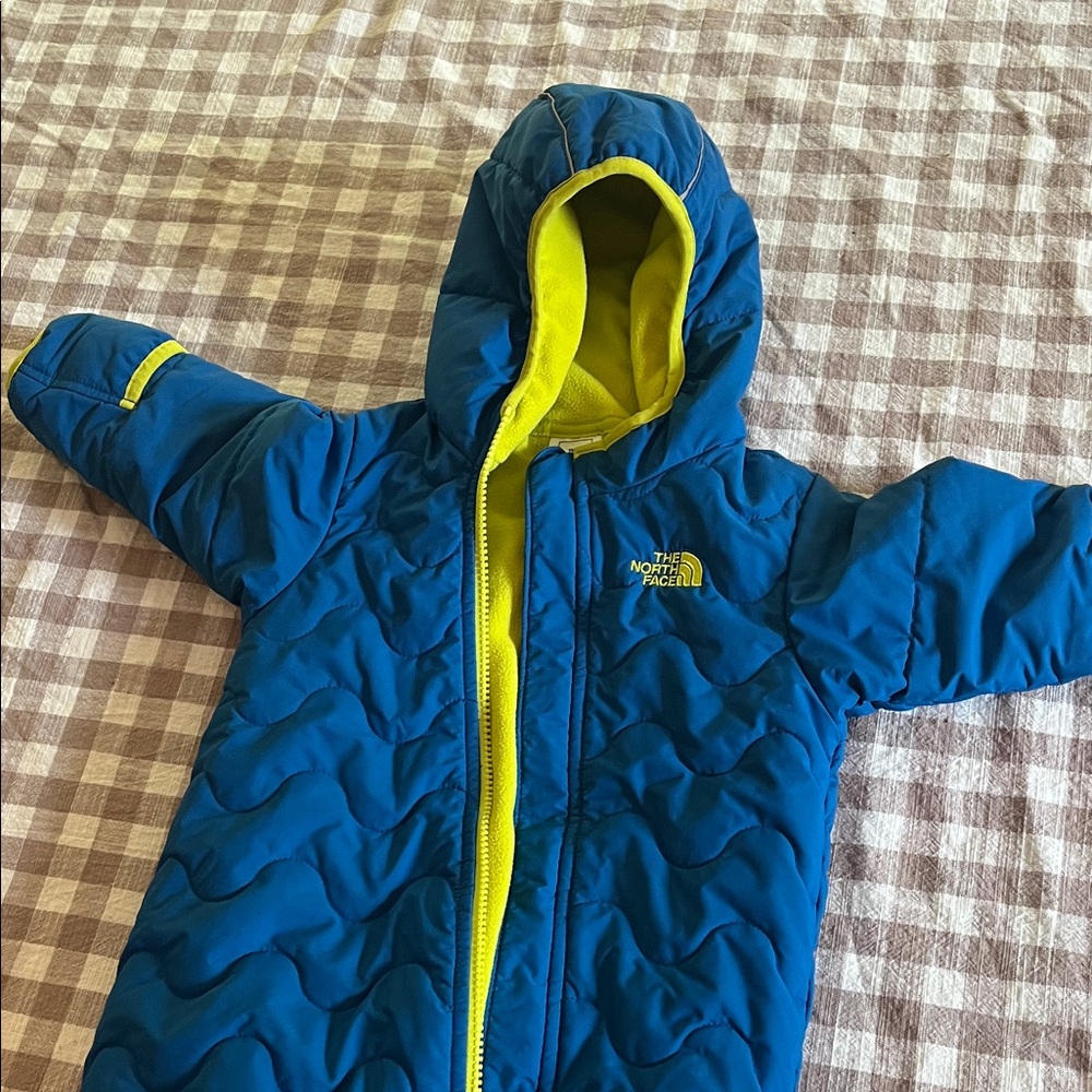 North Face snowsuit 6-12 months
